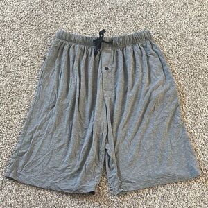 BAMBOO Men's Heather Gray Athletic Lounge Shorts